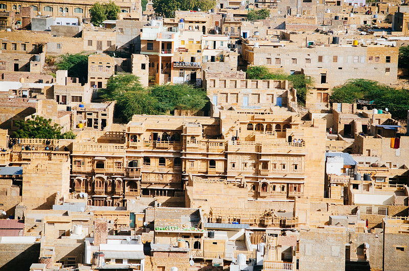Sandstone rooftops of the old city